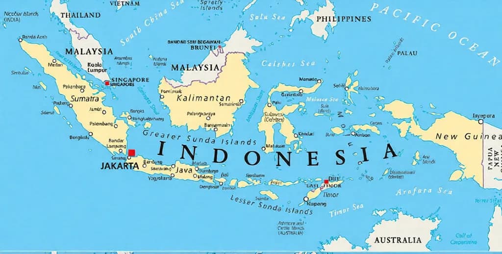 Indonesia data center map