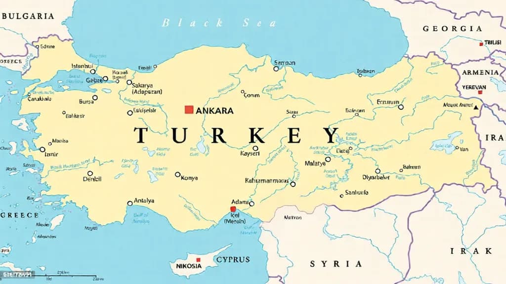Turkey data center map