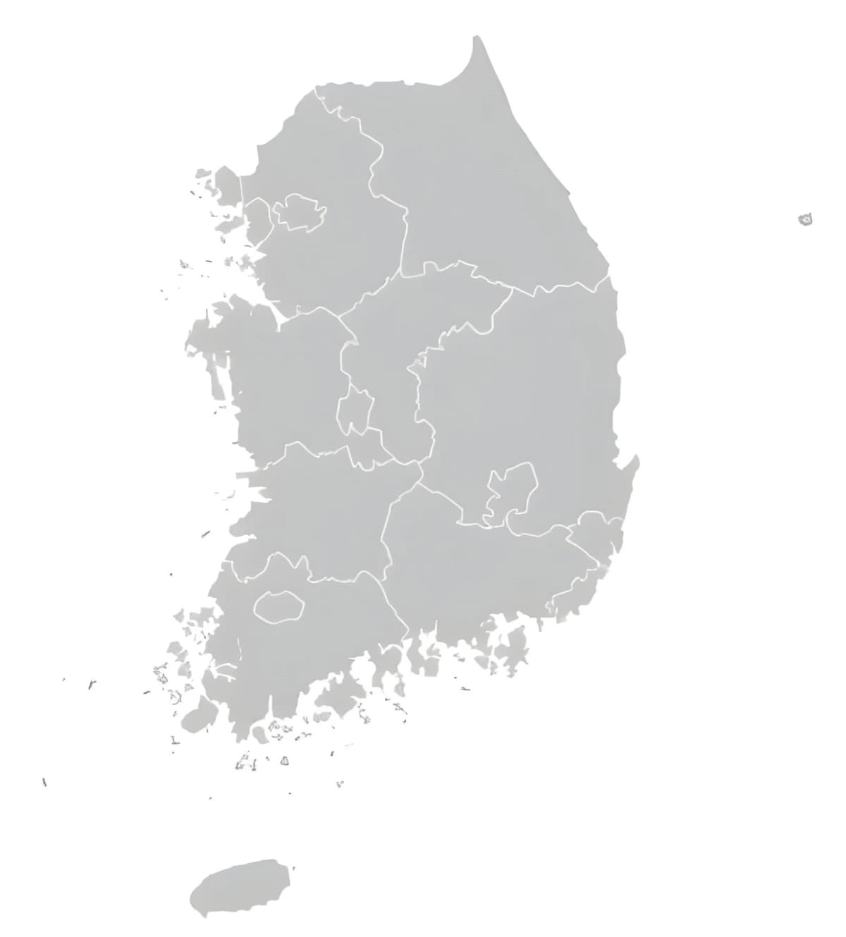 South Korea data center map