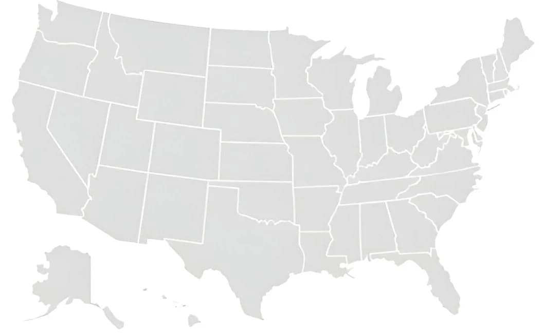 United States data center map